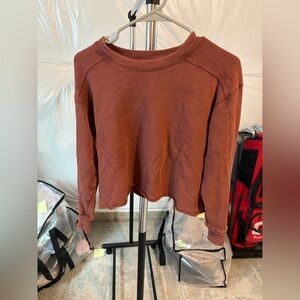 Aerie cropped crewneck